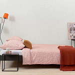 Постельное белье розового цвета с рисунком 150х200 см Blossom Essence варинант исполнения - 3 | Loft Concept в Саратове