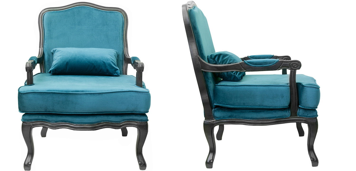 Кресло Harold Chair blue Кресло Harold Chair blue - Loft-Concept в Саратове