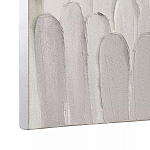 Панно декоративное с ручной росписью Gray Strokes варинант исполнения - 1 | Loft Concept в Саратове