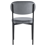 Стул с круглым сиденьем на металлическом основании ALFIE CHAIR Grey варинант исполнения - 3 | Loft Concept в Саратове