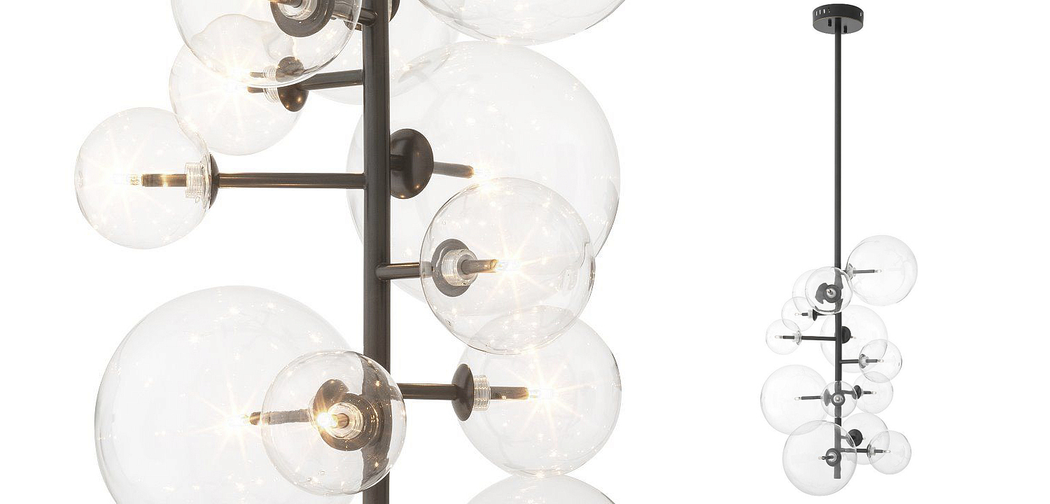 Люстра Eichholtz Chandelier Ezra Bronze Люстра Eichholtz Chandelier Ezra Bronze - Loft-Concept в Саратове