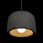 Подвесной светильник с цилиндрическим фактурным абажуром Sergey Makhno варинант исполнения - 5 | Loft Concept в Саратове
