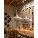 Подвесной вязаный бежевый светильник «Лампа Марракеша» варинант исполнения - 2 | Loft Concept в Саратове