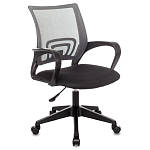 Офисное кресло с основанием из черного пластика Desk chairs Grey варинант исполнения - 1 | Loft Concept в Саратове