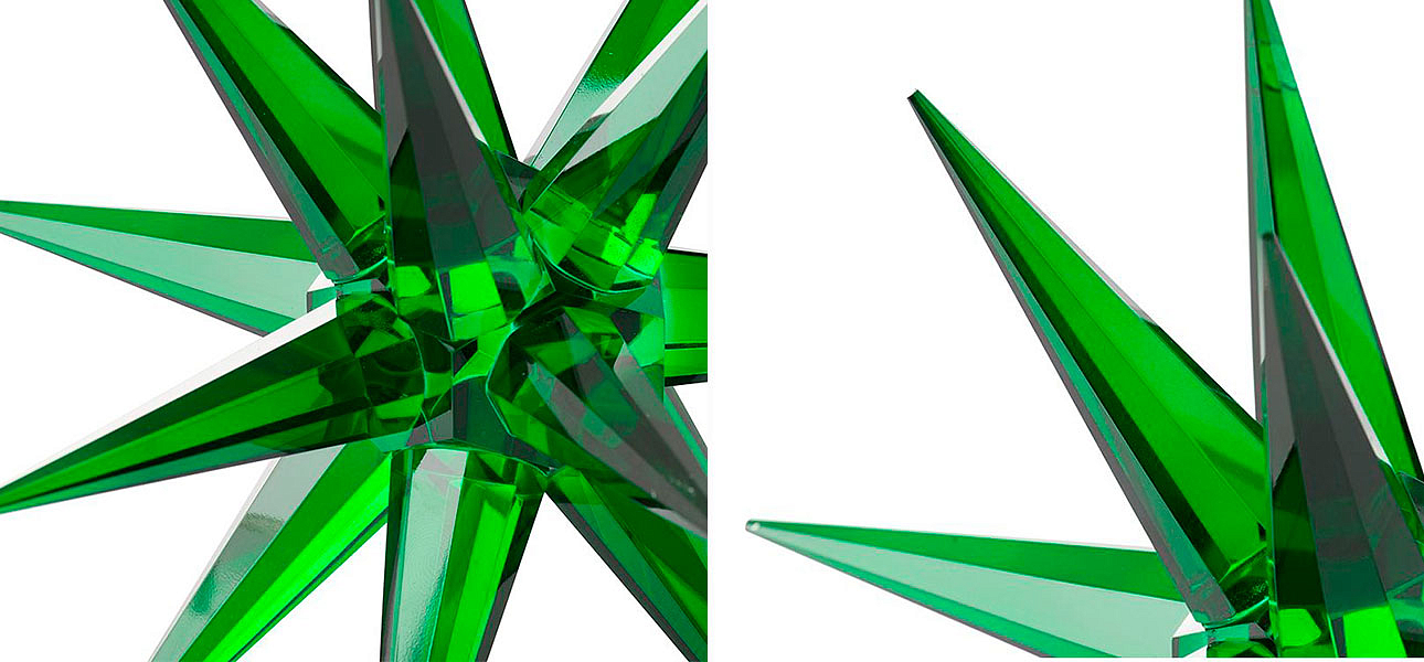 Статуэтка стеклянная зеленая звезда Green Star Статуэтка стеклянная зеленая звезда Green Star - Loft-Concept в Саратове