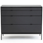 Комод из металла и кожи Guarin Chest of Drawers варинант исполнения - 2 | Loft Concept в Саратове