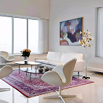 Торшер в виде белых и золотых цветов каллы Refined Taste of Light варинант исполнения - 1 | Loft Concept в Саратове