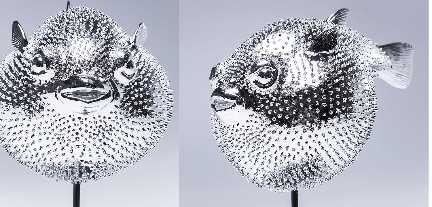 Статуэтка Silver Blowfish Статуэтка Silver Blowfish - Loft-Concept в Саратове