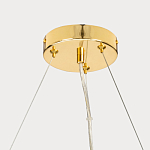 Люстра подвесная из золотых колец 57 см Golden Circles варинант исполнения - 11 | Loft Concept в Саратове
