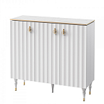 Консоль с дверками и белым рельефным фасадом Expanses of Beauty варинант исполнения - 1 | Loft Concept в Саратове