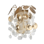 Бра с декоративными подвесками из прозрачного стекла в форме монеток FAIRYTREE Light варинант исполнения - 1 | Loft Concept в Саратове