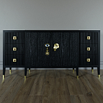 Большой Комод-буфет Elsa Dreams Black с ящиками варинант исполнения - 3 | Loft Concept в Саратове