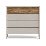 Комод 4 ящика с подсветкой на рельефном фасаде Warm Industrial варинант исполнения - 5 | Loft Concept в Саратове