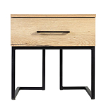 Тумба прикроватная с ящиком в стиле лофт Urban Style Space 2 варинант исполнения - 3 | Loft Concept в Саратове