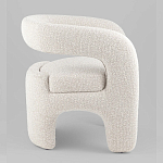 Кресло дизайнерское для лаунж зоны жемчужного цвета Pearl Lounge варинант исполнения - 8 | Loft Concept в Саратове