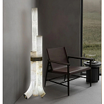 Торшер геометрический с тремя мраморными плафонами Marble Tripod варинант исполнения - 6 | Loft Concept в Саратове