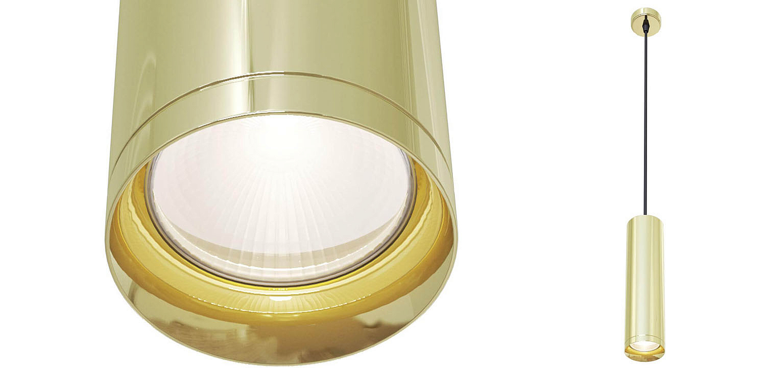 Подвесной светильник Trumpet tube gold 30 Подвесной светильник Trumpet tube gold 30 - Loft-Concept в Саратове