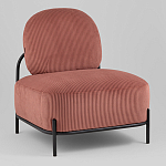 Кресло Стоун велюр рельефный коралловый варинант исполнения - 1 | Loft Concept в Саратове