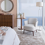 Приставной стол в шпоне ореха Elega варинант исполнения - 6 | Loft Concept в Саратове