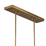 Люстра прямоугольная из толстого литого стекла Cast Glass варинант исполнения - 5 | Loft Concept в Саратове