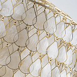 Люстра многоярусная с декором из натуральной морской ракушки Iridescent Light варинант исполнения - 9 | Loft Concept в Саратове