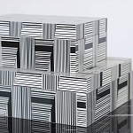 Набор из двух шкатулок Noe Black White Box варинант исполнения - 3 | Loft Concept в Саратове