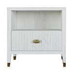 Прикроватная тумбочка с полкой Elsa Dreams White варинант исполнения - 6 | Loft Concept в Саратове