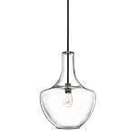 Подвесной светильник прозрачный стеклянный органической формы Kichler варинант исполнения - 1 | Loft Concept в Саратове