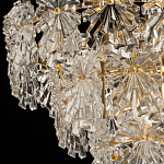 Люстра многоярусная с объемными прозрачными цветами Hanging Flowers варинант исполнения - 8 | Loft Concept в Саратове