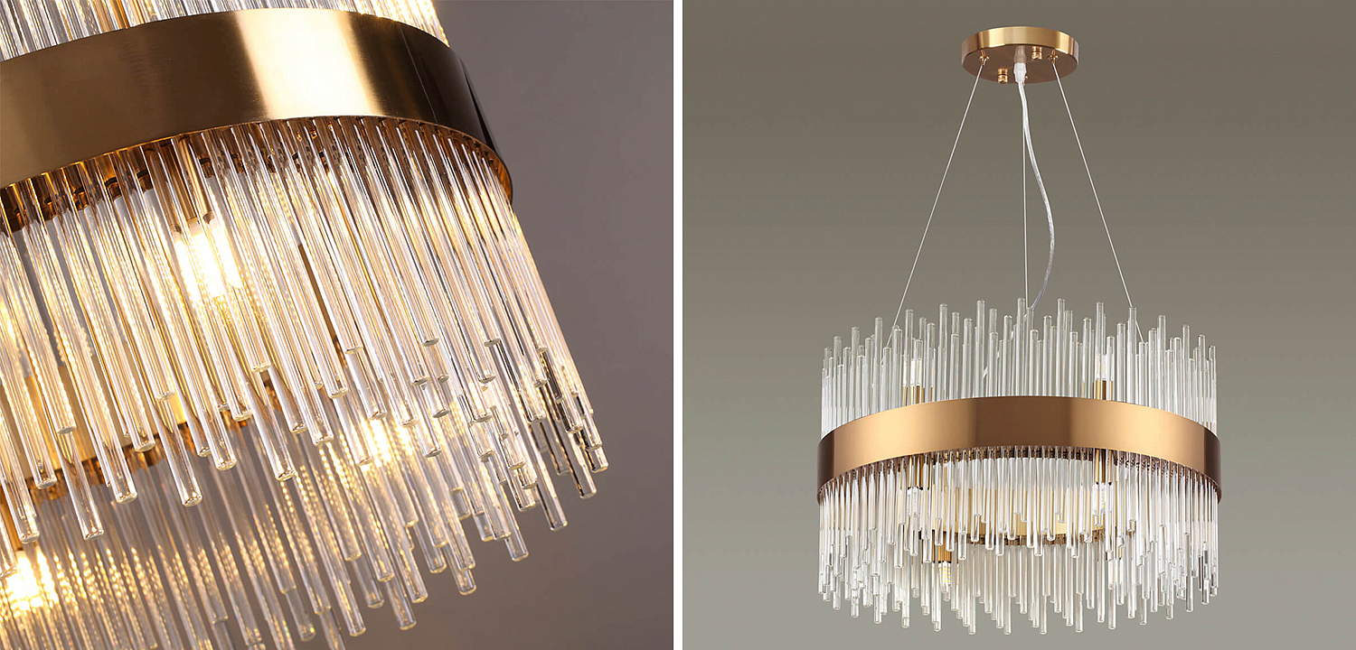 Люстра Nembus Chandelier Gold Circle Люстра Nembus Chandelier Gold Circle - Loft-Concept в Саратове