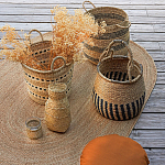 Корзина из плетеного морского тростника Leta Wicker Basket варинант исполнения - 5 | Loft Concept в Саратове