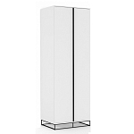 Двухдверный шкаф белого цвета Strict Lines варинант исполнения - 2 | Loft Concept в Саратове