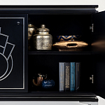 Черный комод в стиле арт-деко Luciano варинант исполнения - 8 | Loft Concept в Саратове