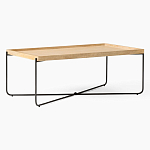 Журнальный стол с прямоугольной деревянной столешницей Urban Style Space варинант исполнения - 1 | Loft Concept в Саратове