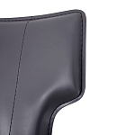 Стул серый из искуственной кожи на 4-х ножках Enigma Gray варинант исполнения - 4 | Loft Concept в Саратове