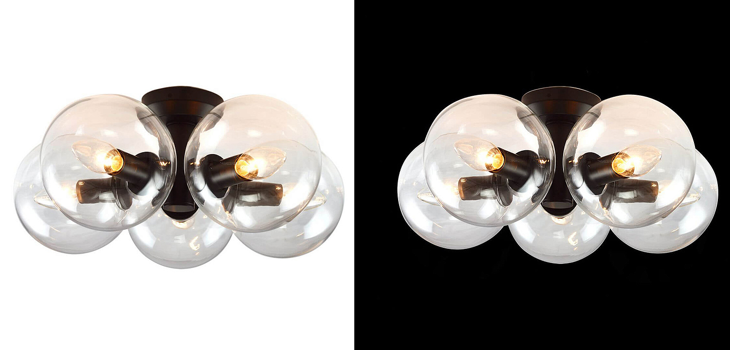 Потолочный светильник Modo 5 Globes Ceiling Lamp 41 Потолочный светильник Modo 5 Globes Ceiling Lamp 41 - Loft-Concept в Саратове