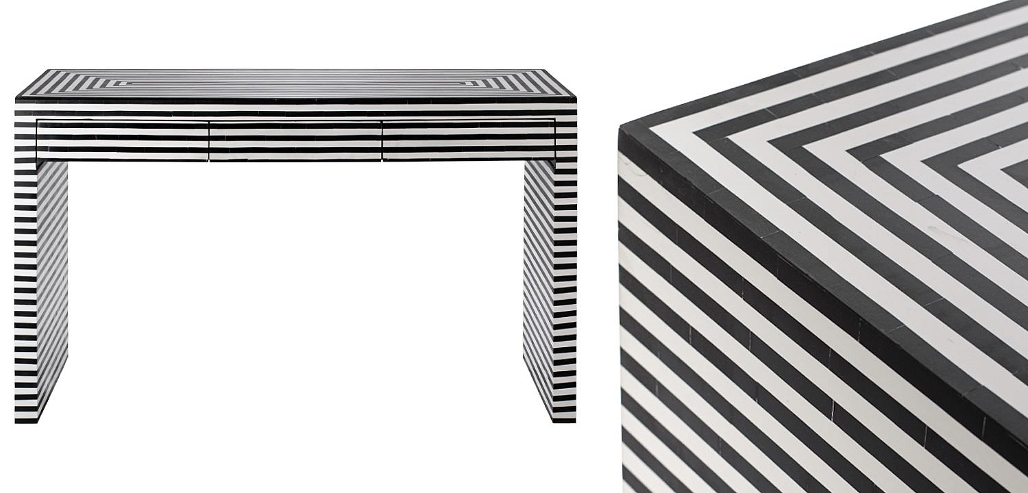 Стол Black&white Indian Bone Inlay table Стол Black&white Indian Bone Inlay table - Loft-Concept в Саратове