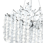 Люстра с круглыми хрустальными подвесками Fairytree Chrome Crystal Branches Chandelier 10 варинант исполнения - 3 | Loft Concept в Саратове
