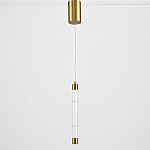 Подвесной светильник в форме цилиндра Trumpet Tube Brass варинант исполнения - 3 | Loft Concept в Саратове