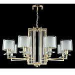 Люстра с 8-ю цилиндрическими плафонами из стекла Laurent варинант исполнения - 3 | Loft Concept в Саратове