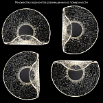 Бра из текстурированного прозрачного стекла с изогнутым краем Textured Glass  варинант исполнения - 6 | Loft Concept в Саратове