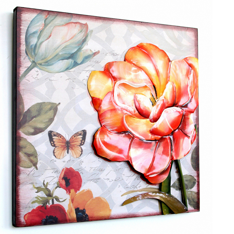 Аксессуар настенный из металла Blank Space Flower Мульти в Саратове | Loft Concept 