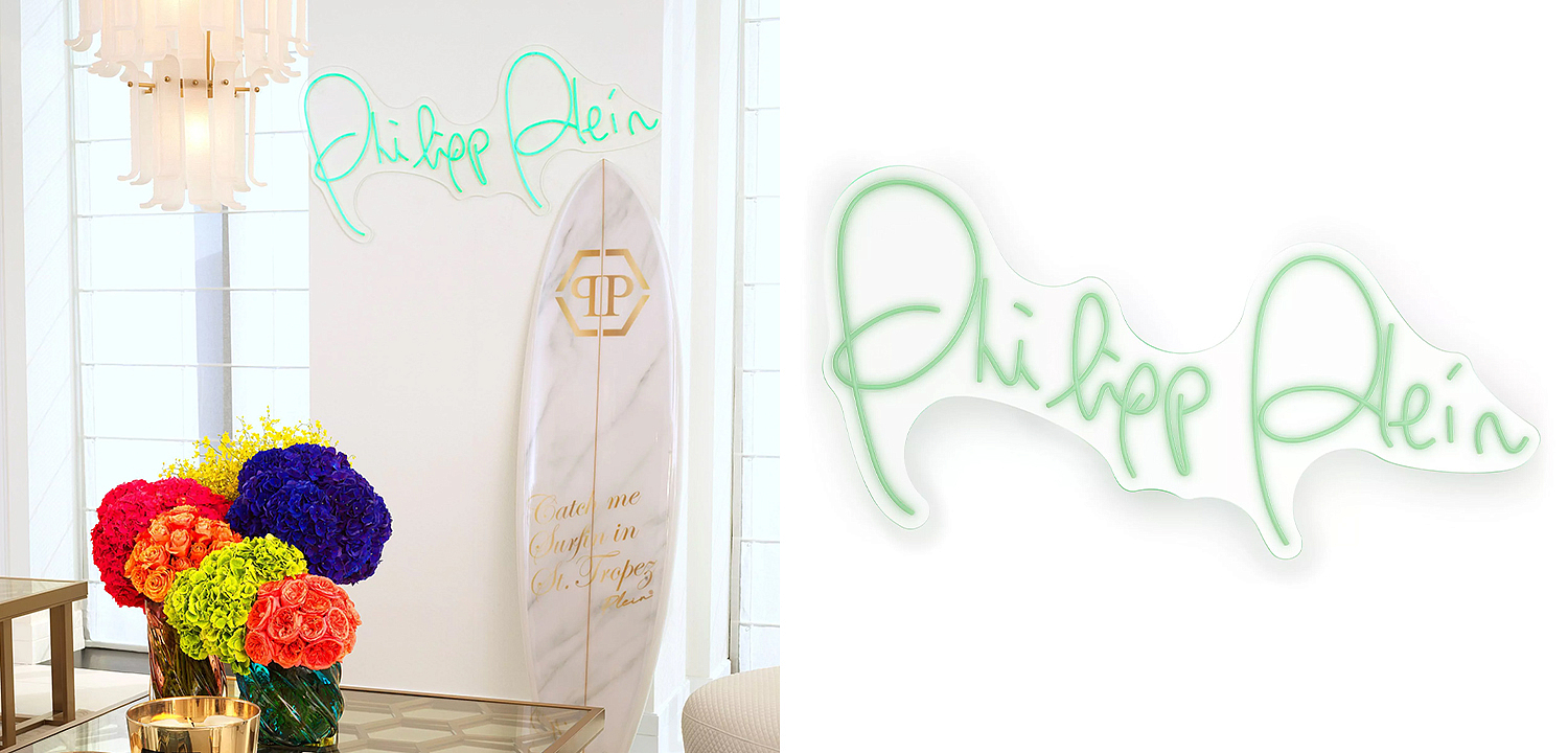 Неоновая настенная лампа Neon Philipp Plein Неоновая настенная лампа Neon Philipp Plein - Loft-Concept в Саратове
