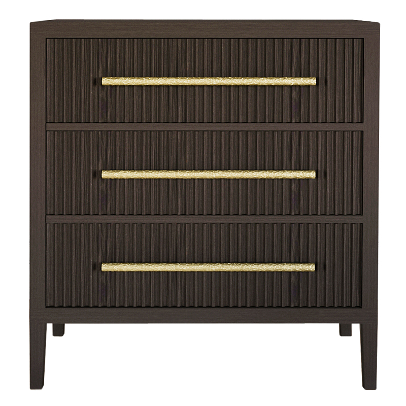 Комод Primo с 3 выдвижными ящиками Темный орех Орех в Саратове | Loft Concept 