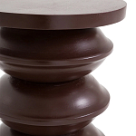 Фигурный приставной столик бордового цвета  AMORPHOUS варинант исполнения - 3 | Loft Concept в Саратове