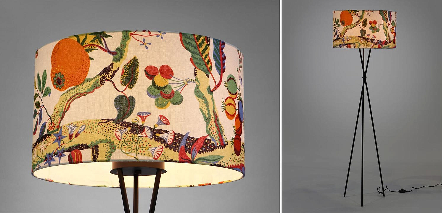 Торшер Colored Lampshade Tree Floor Lamp Торшер Colored Lampshade Tree Floor Lamp - Loft-Concept в Саратове