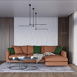 Торшер черного цвета с круглым основанием и вытянутым поворотным плафоном Trumpet tube варинант исполнения - 4 | Loft Concept в Саратове