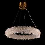 Люстра круглая с натуральным горным хрусталем Crystal Shimmer варинант исполнения - 3 | Loft Concept в Саратове