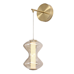 Бра светодиодное с стеклянным волнообразным плафоном Amphora of Light варинант исполнения - 3 | Loft Concept в Саратове