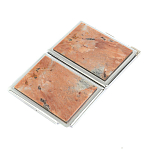 Портсигар с газовой зажигалкой из натурального камня Пегматит Stone Cigarettes Cases варинант исполнения - 2 | Loft Concept в Саратове